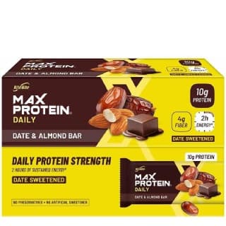 RiteBite Max Protein Daily Bar (10g Protein), 24 bar(s) Date & Almond