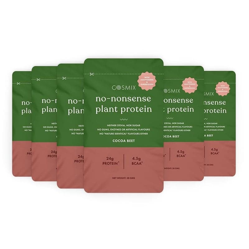 Cosmix No-Nonsense Plant Protein, 6 sachets/pack Cocoa Beet