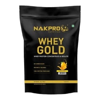 Nakpro Whey Gold Protein Concentrate, 4.4 lb Mango