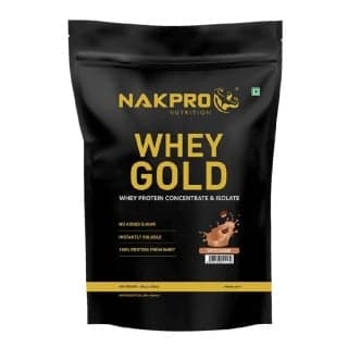 Nakpro Whey Gold Protein Concentrate, 4.4 lb Coffee