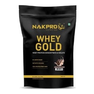 Nakpro Whey Gold Protein Concentrate, 4.4 lb Cookies & Cream