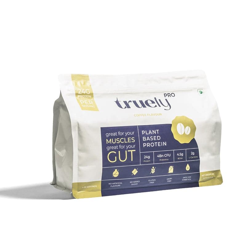 Truely Health Pro Plant Based Protein, 2.2 lb Coffee
