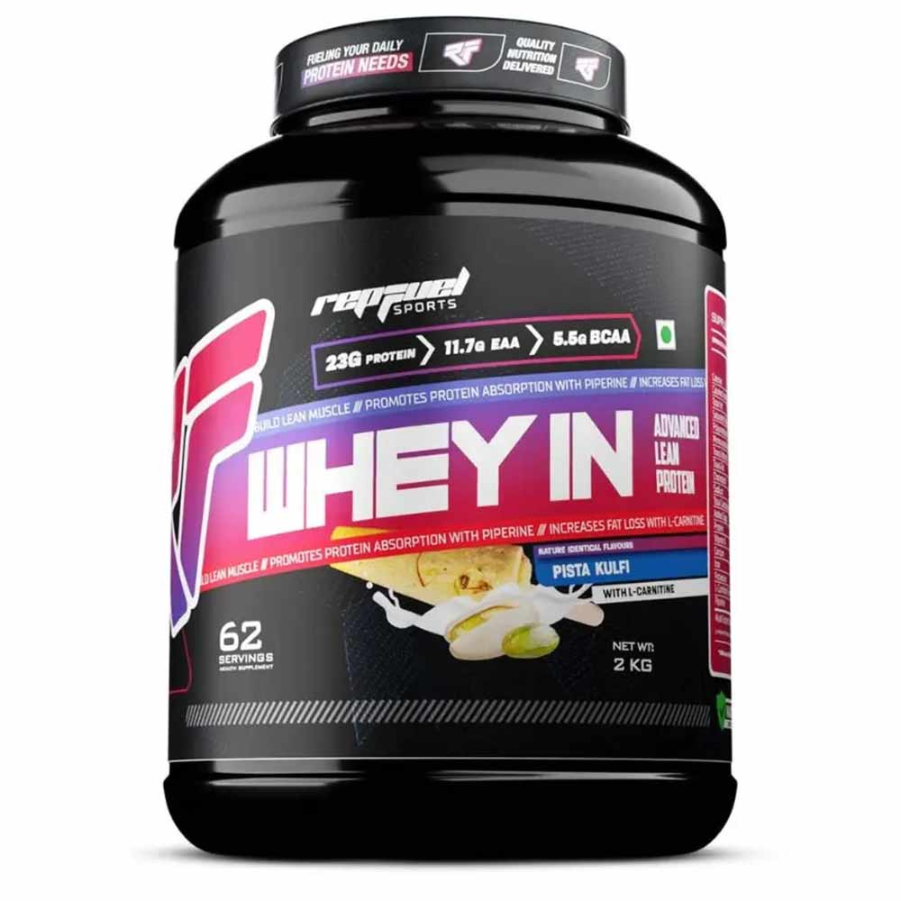 Repfuel Sports Whey IN Advanced Lean Protein, 4.4 lb Pista Kulfi