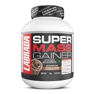 Labrada Super Mass Gainer, 6.61 lb Triple Rich Chocolate