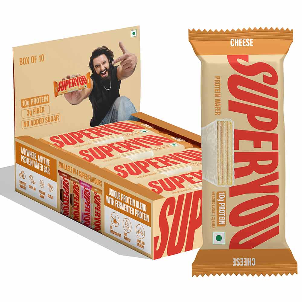 Superyou Protein Wafer Bar, 10 bar(s) Cheese