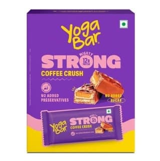 Yogabar Strong 12g Protein Bar, 6 bar(s) Coffee Crush