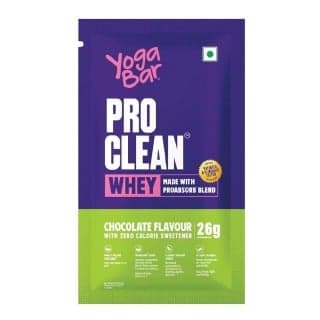 Yogabar Pro Clean Whey, 1 sachets/pack Chocolate with Zero Calorie Sweetener