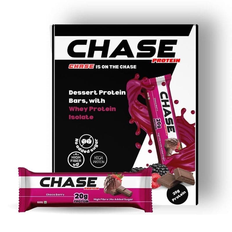 Chase Protein Bar (20g Protein), 6 bar(s) Choco Berry