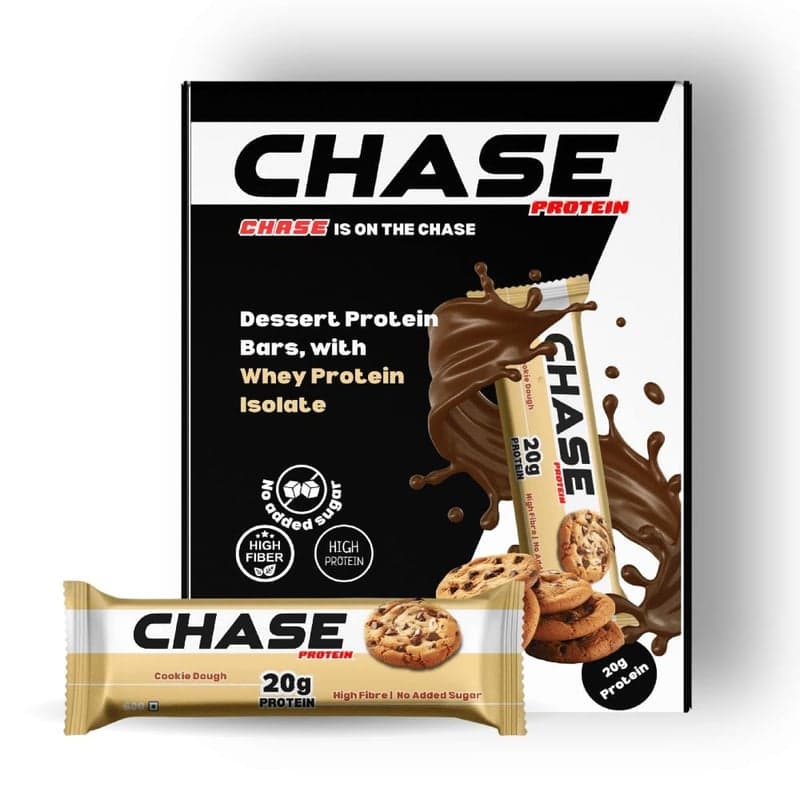 Chase Protein Bar (20g Protein), 6 bar(s) Cookie Dough