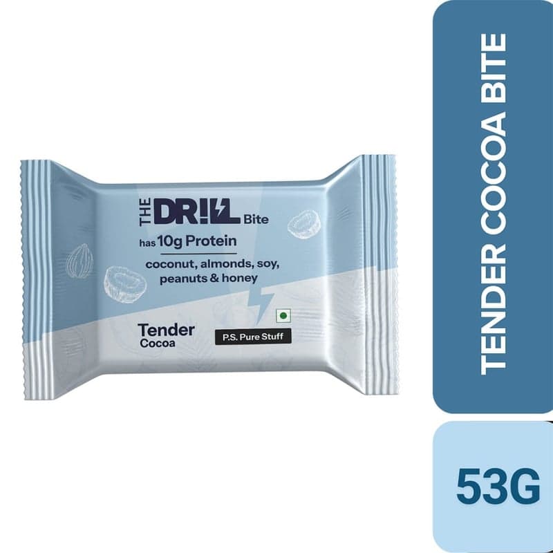 The Drill Protein Bite 10g Protein, 6 bar(s) Tender Cocoa