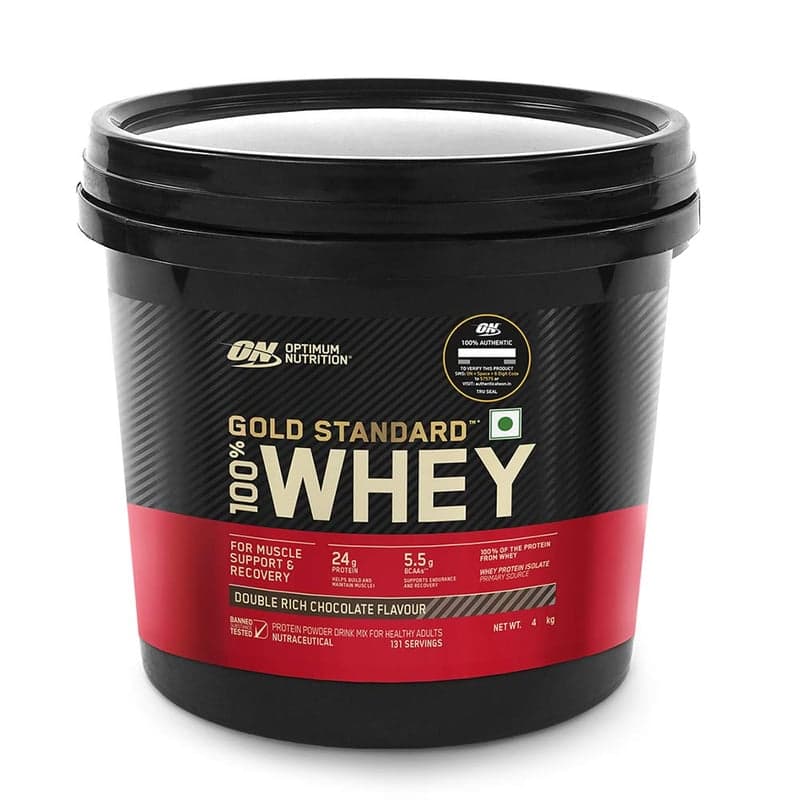 ON (Optimum Nutrition) Gold Standard 100% Whey Protein, 8.8 lb Double Rich Chocolate