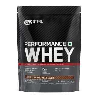 ON (Optimum Nutrition) Performance Whey, 2.2 lb Chocolate Milkshake (Pouch)