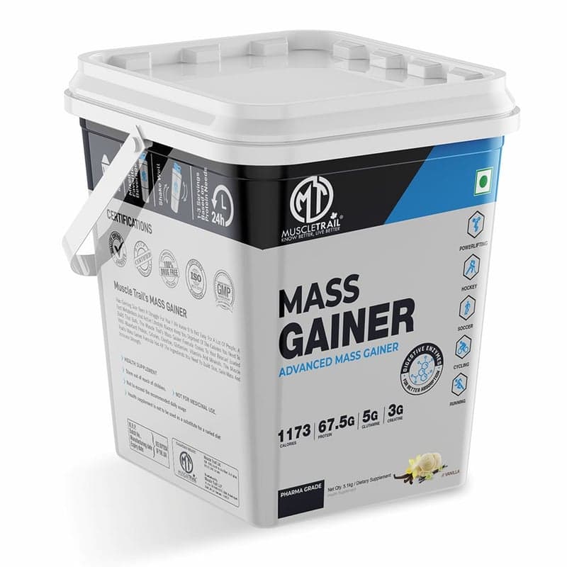 Muscle Trail Advanced Mass Gainer, 11.24 lb Vanilla