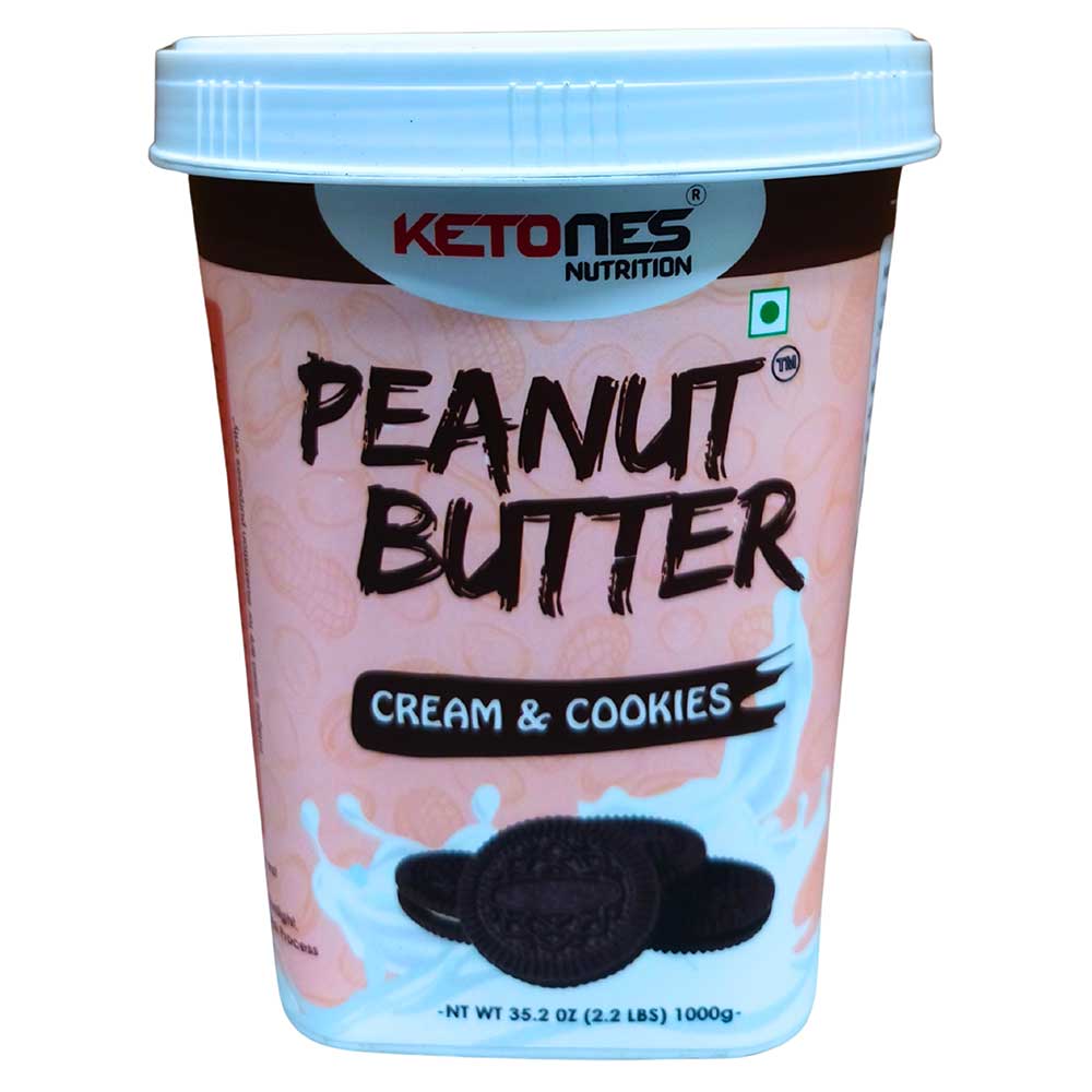 Ketones Peanut Butter, 1 kg Cream & Cookies