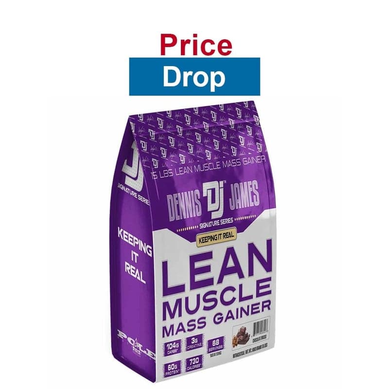 Dennis James Signature Series Lean Muscle Mass Gainer, 15 lb Chocolate