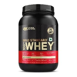 ON (Optimum Nutrition) Gold Standard 100% Whey Protein, 2 lb Unflavoured