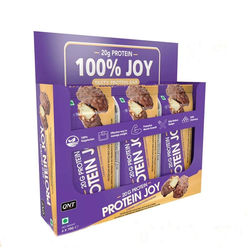 QNT Protein Joy, 6 bar(s) Caramel Cookie Dough