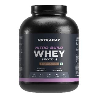 Nutrabay Pro Nitro Build Whey Protein, 4.4 lb Rich Milk Chocolate