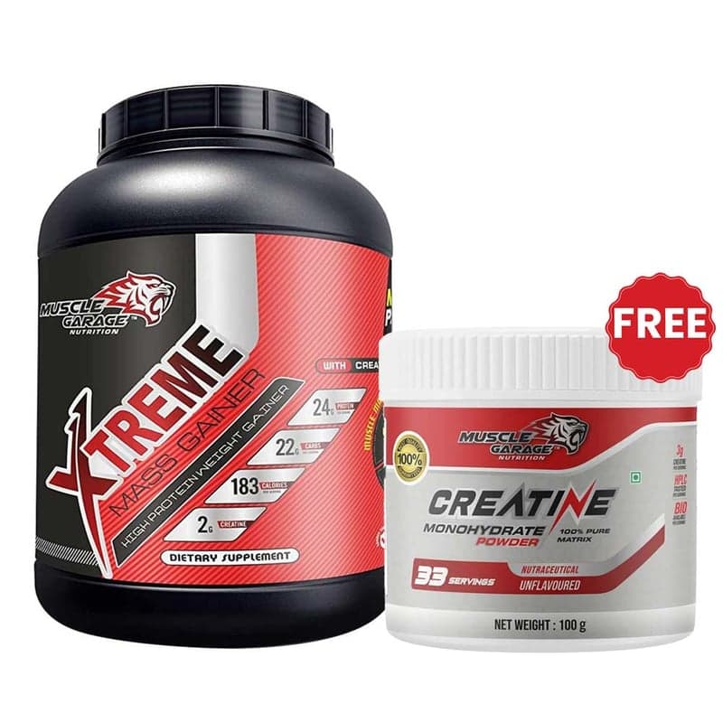 Muscle Garage Xtreme Mass Gainer, 5.95 lb Choco Caramel