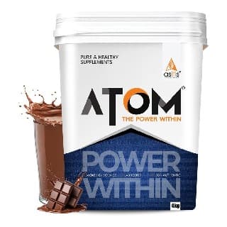 AS-IT-IS Nutrition ATOM PWR Whey Protein, 8.8 lb Double Rich Chocolate