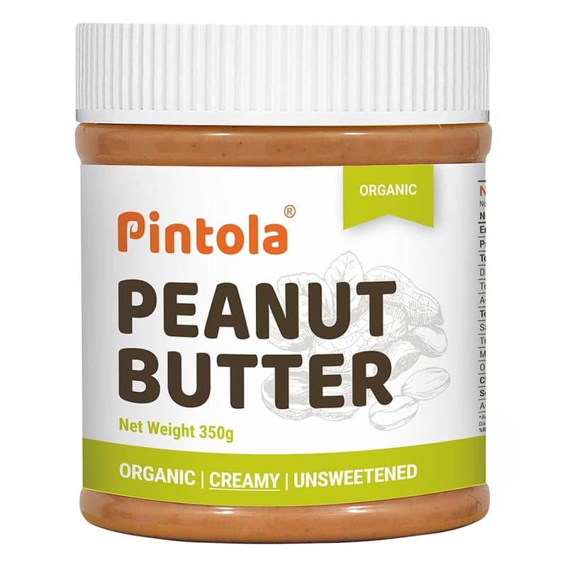 Pintola Organic Peanut Butter, 0.350 kg Creamy