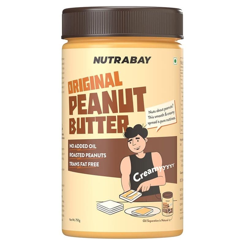 Nutrabay Foods Original Peanut Butter, 750 g Creamy