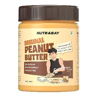 Nutrabay Foods Original Peanut Butter, 400 g Crunchy