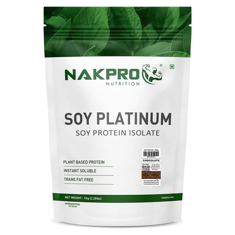 Nakpro Platinum Soy Protein Isolate, 2.2 lb Chocolate