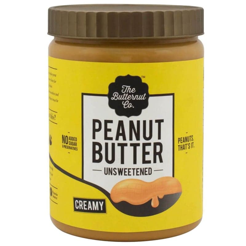 The Butternut Co. Unsweetened Peanut Butter, 1 kg Creamy