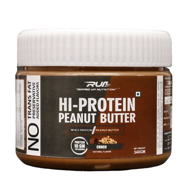 Ripped Up Nutrition Hi Protein Peanut Butter, 0.340 kg Choco