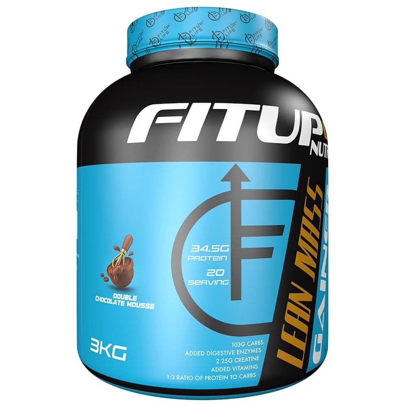 Fitup Life Lean Mass Gainer, 6.6 lb Double Chocolate Mousse
