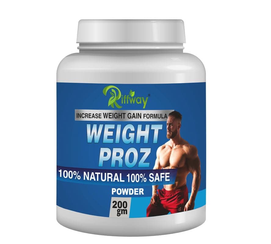 Weight Proz Weight Gain Powder Real Muscle Mass Gainer For Body Builders & Athlets| Improves Performance | Weight Gainer For Mass Gainer Protein Formula|Weight Gain Ayurvedic Powder| 200gm