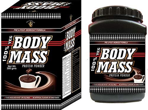 100% Natural Ayurvedic Body Mass Protein Powder For Pre & Post Workout | Vegetarian, No Artificial Flavour (300Gm) (Pack Of 1)