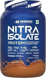 Bigmuscles Nutrition Nitra Isolate (1kg, Cafe Latte)