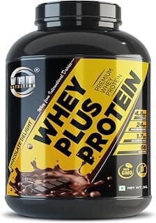 Whey Protein Isolate 2kg with 80gm High Protein, 4.8gm EAA, 1.7gm Glutamine Whey Protein Powder for Lean Muscle Gain, Post Workout Recovery, Strength & Energy 33 Servings Chocolate Delight