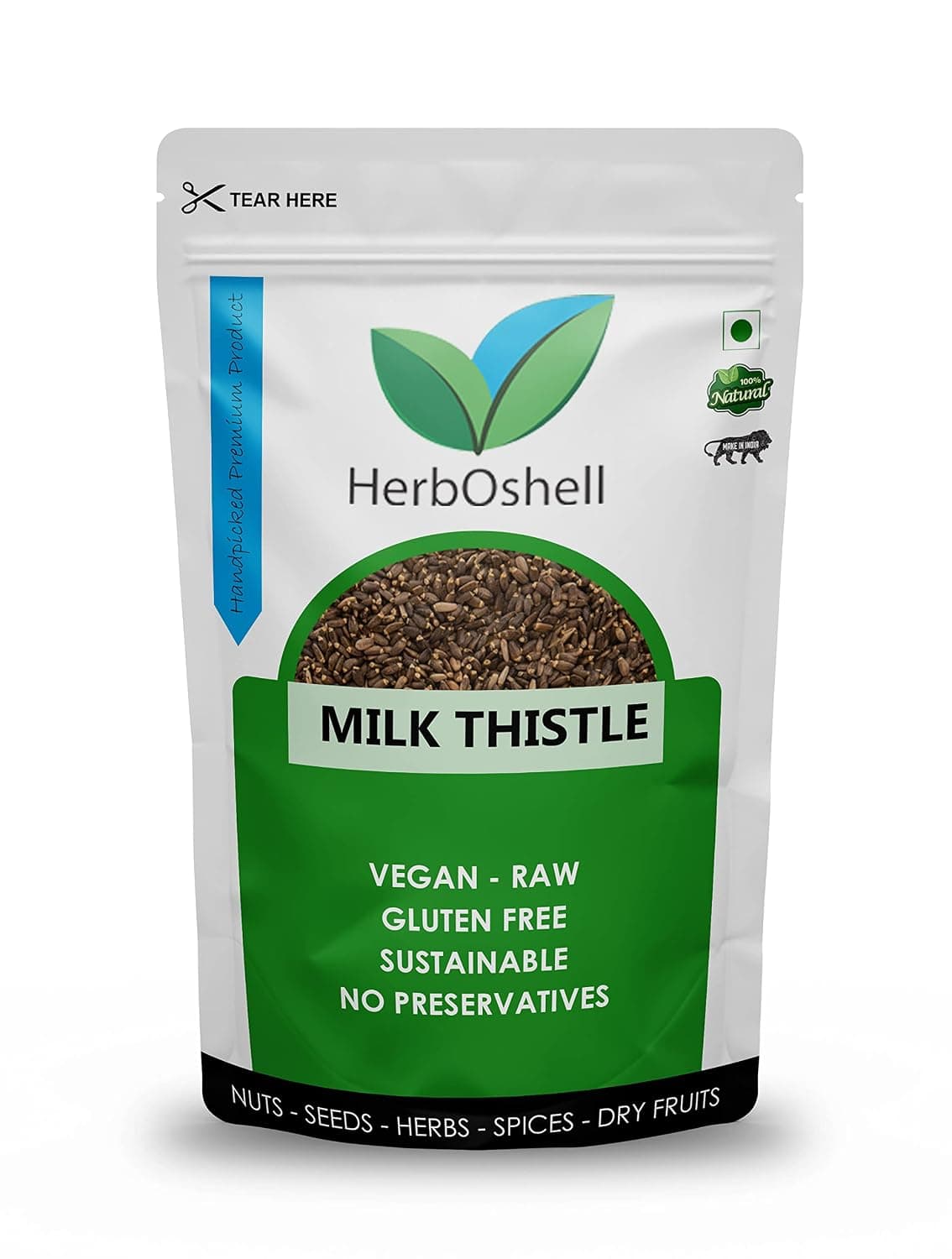 Milk Thistle Seeds for Boosting Liver Health and Lowering Cholesterol 250gm | Immunity Booster | Promotes Skin Health | High in Protein