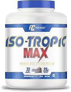 Ronnie Coleman Signature Series Iso-Tropic Max, German Chocolate Cake (73 Servings, 2.27kg / 5lbs) | Premium Whey Isolate Protein Powder