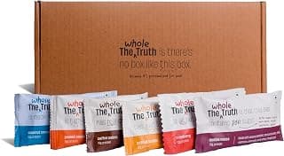 The Whole Truth - Protein Bars | SUPER SAVER PACK | Pack of 12 x 52g each | Nutritional Healthy Snacks | No Gluten | No Artificial Sweeteners | No Preservatives | All Natural Ingredients