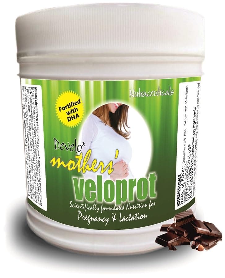 Develo Pregnancy & Lactation Protein Powder, Supplement for Pregnant Women & Lactating/Breastfeeding Mothers -500 g (Chocolate)